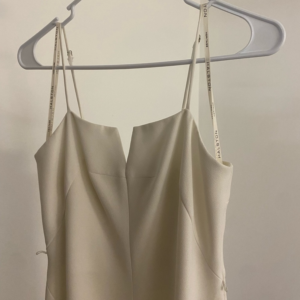 White Halston Dress size 2